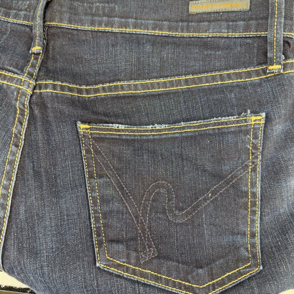 Citizens of Humanity Jeans Women's 28 (6) Dark Blue Straight Leg Classic Preppy - Picture 4 of 16